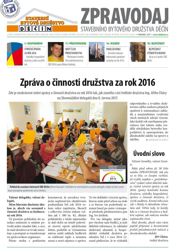 Zpravodaj č. 38/2017 (červenec)