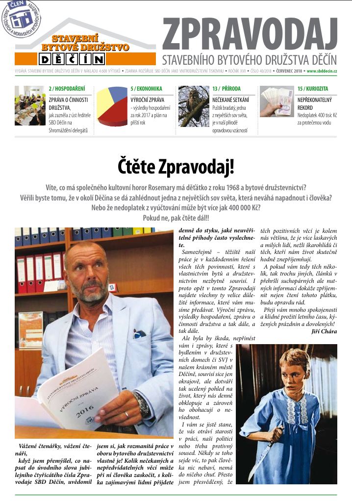 Zpravodaj č. 40/2018 (červenec)
